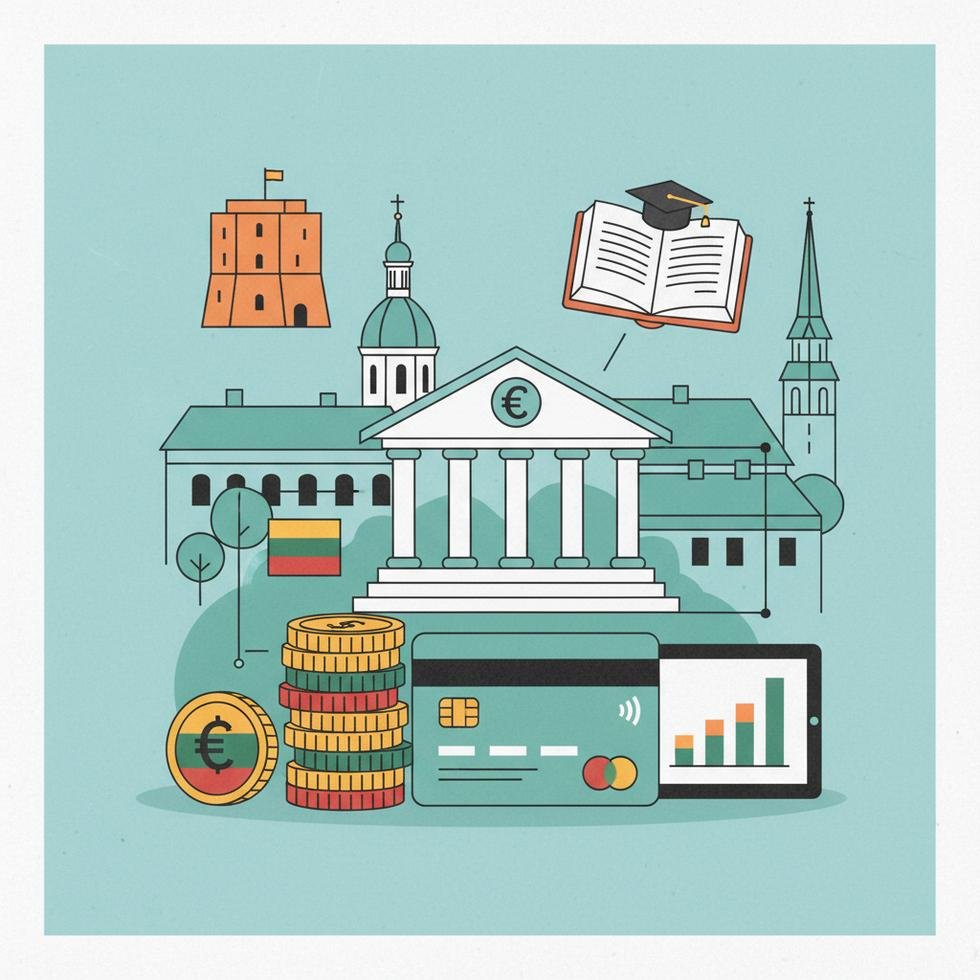 Litvanya'da banka hesabı açan uluslararası öğrenci