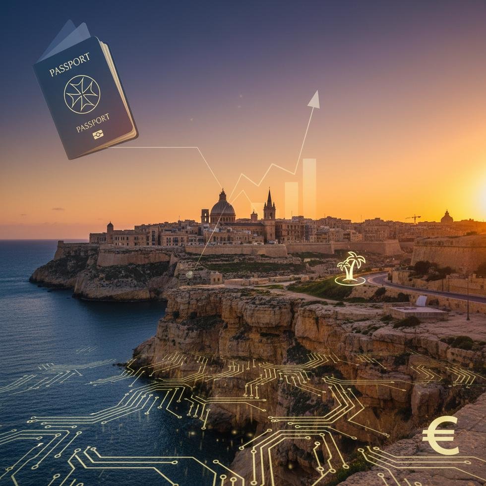 Malta'da yazılımcı maaşı ve iş rehberi başlığı altında bir masaüstü çalışma ortamı