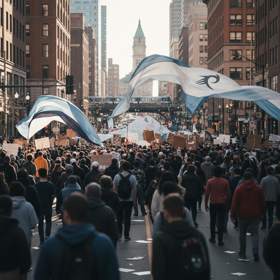 Minneapolis'te ICE karşıtı kalabalık bir protesto