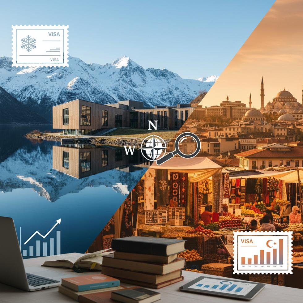 Norveç ve Türkiye'de üniversite ve şehir hayatı karşılaştırması