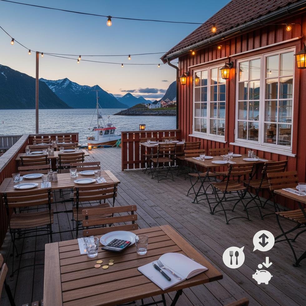 Norveç'te dışarıda yemek fiyatları için karşılaştırmalı tablo