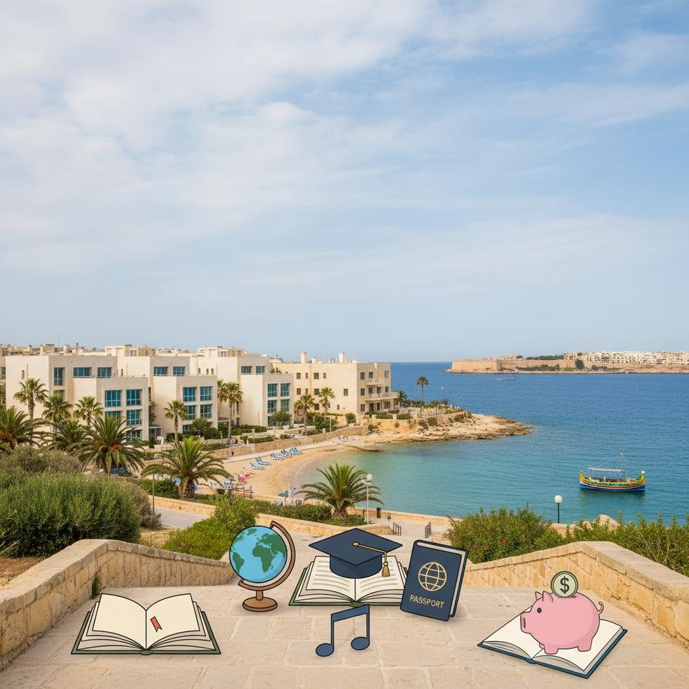 Pembroke sahilinde öğrenciler dil okuluna yürürken