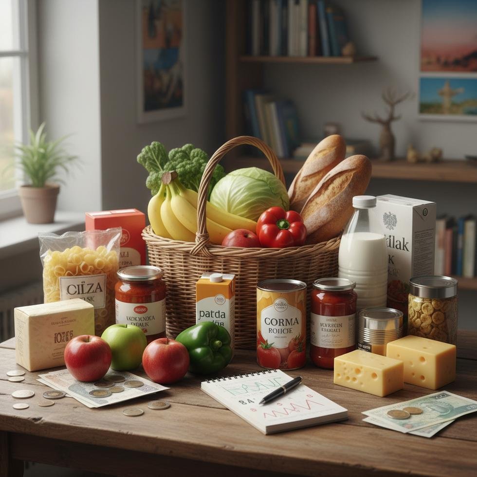 Polonya market fiyatları ve öğrenci market sepeti