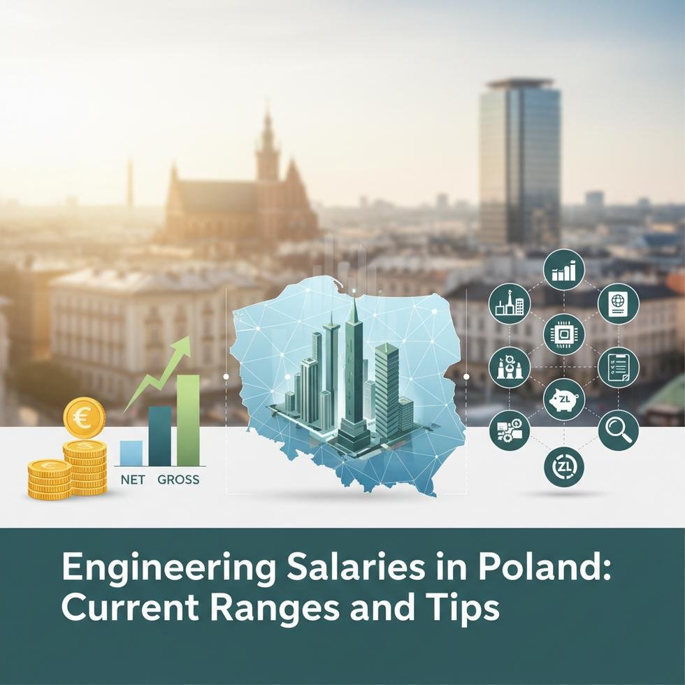 Polonya'da mühendis maaşı tablosu ve şehir karşılaştırmaları