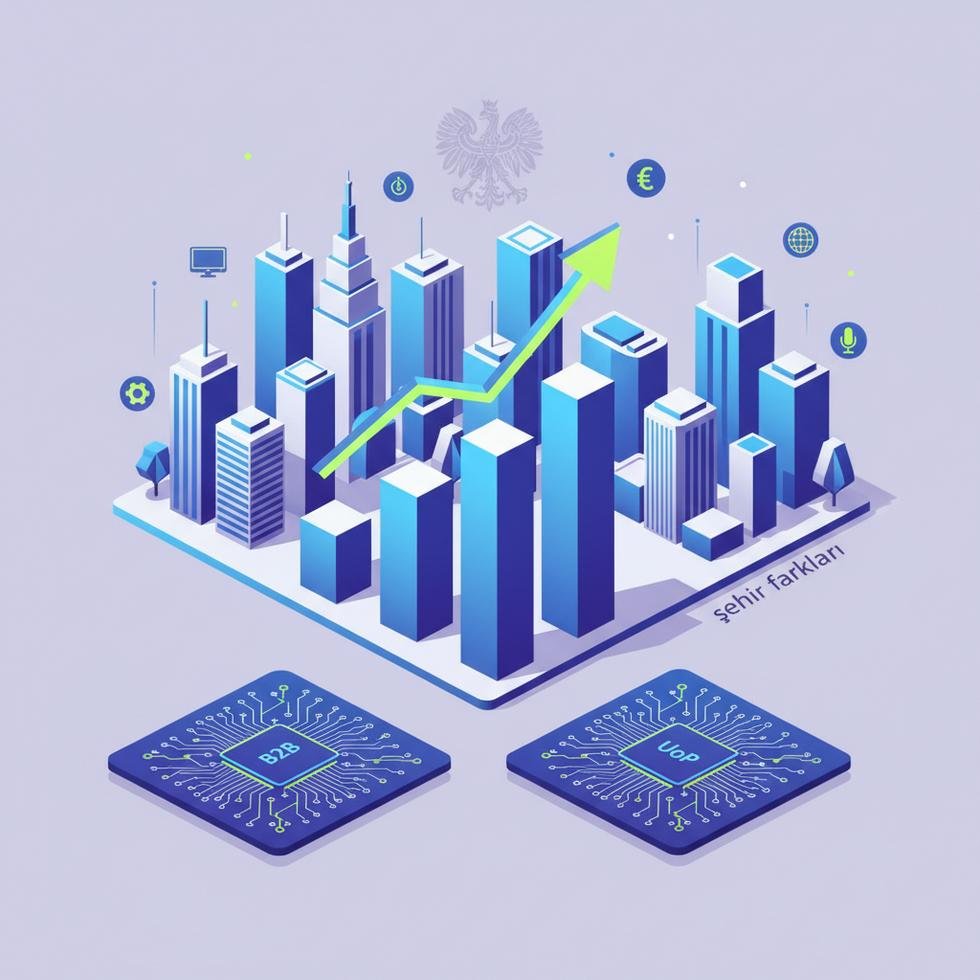 Polonya yazılım sektöründe maaş dağılımını gösteren tablo