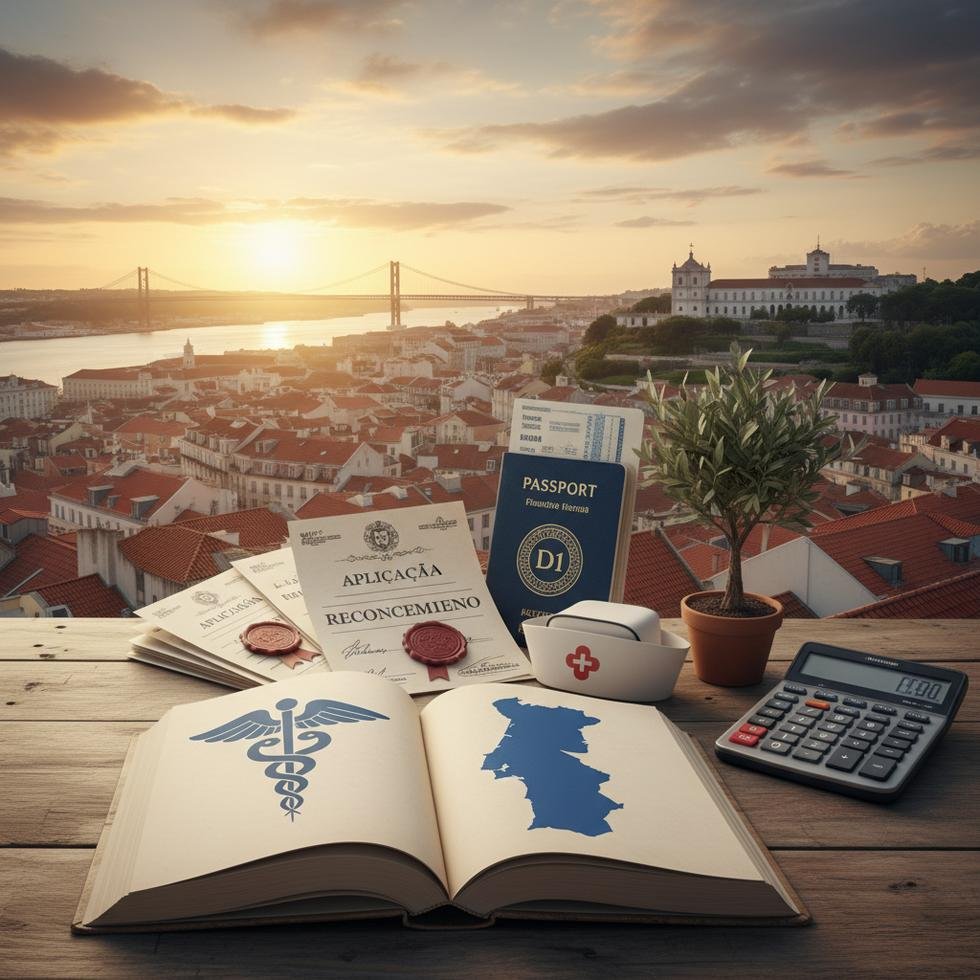 Portekiz'de hemşire olarak çalışmayı planlayan bir sağlık çalışanı