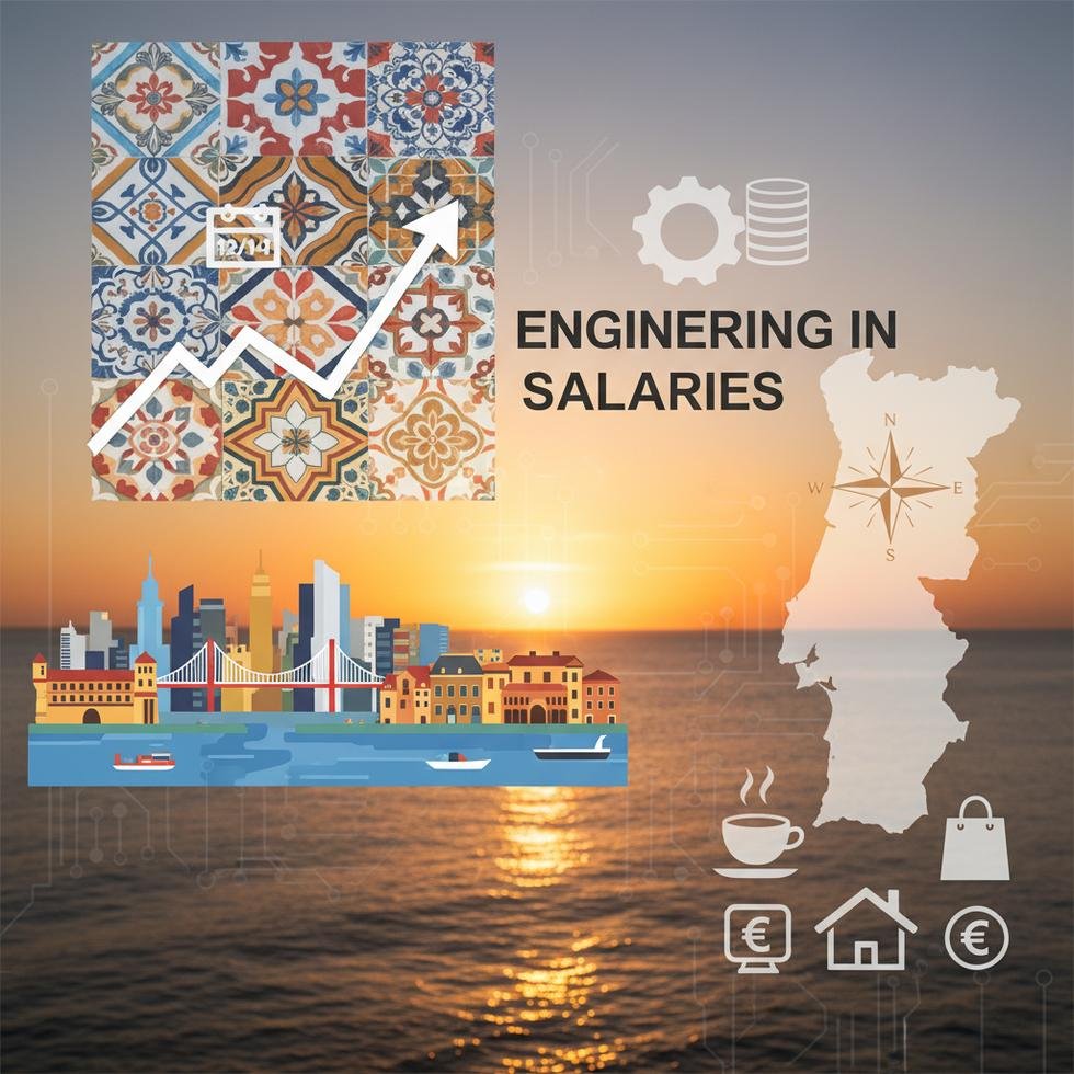 Portekiz'de mühendislerin maaşlarını gösteren tablo
