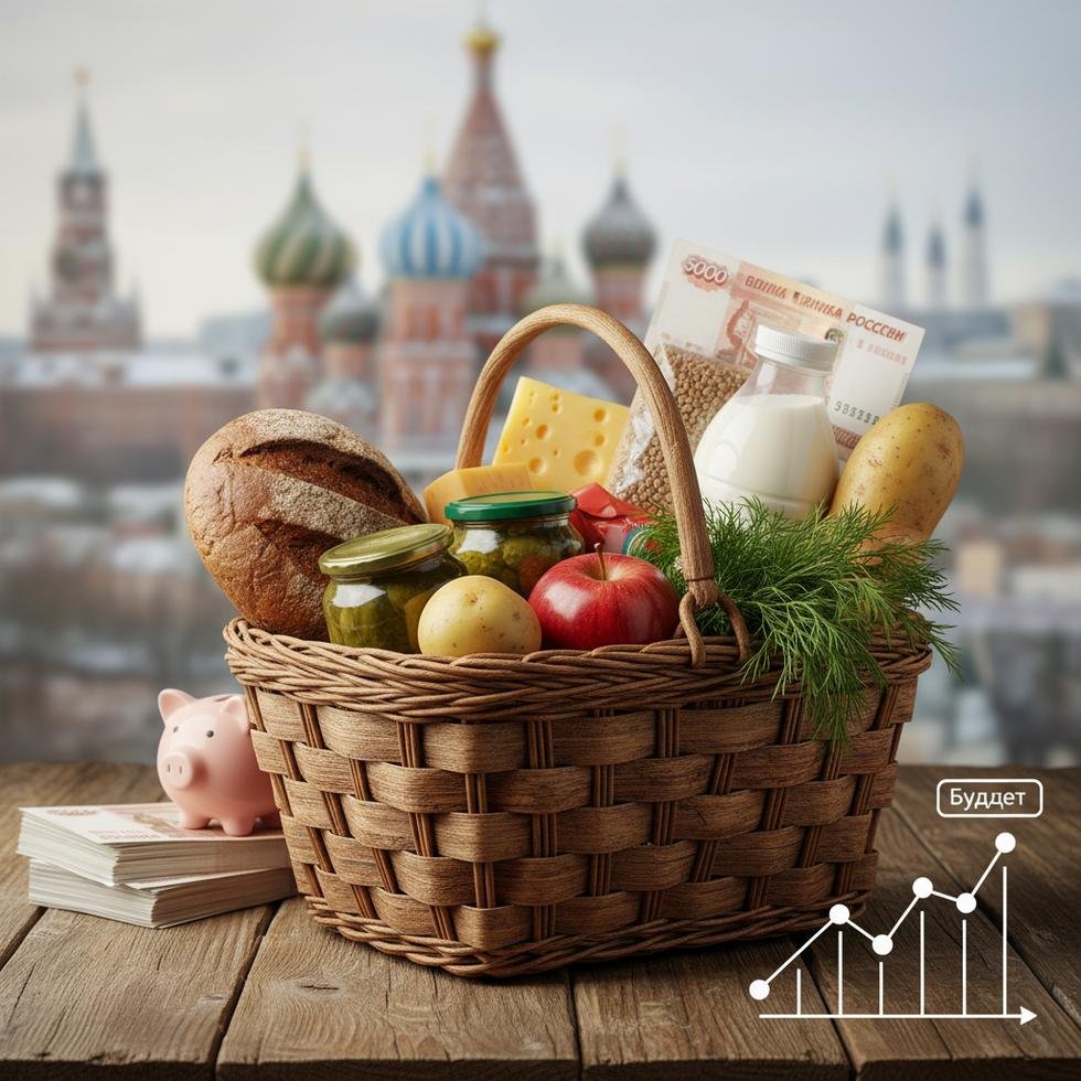 Rusya'da market rafındaki gıda ürünleri ve fiyat etiketleri