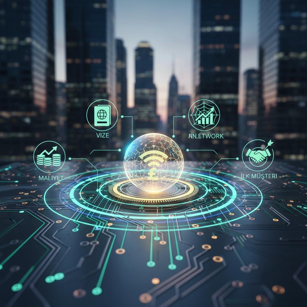 Silicon Roundabout bölgesinde teknoloji şirketlerinin bulunduğu bir sokak