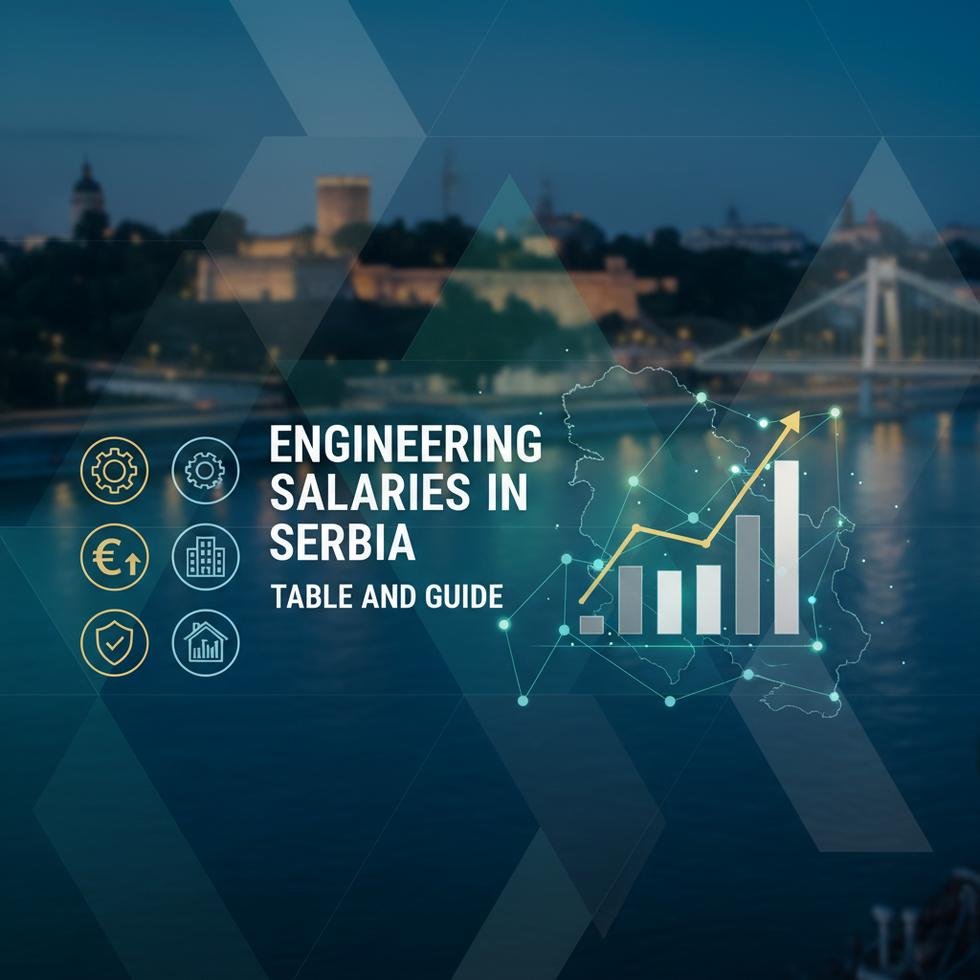 Sırbistan’da mühendis maaşlarını gösteren tablo görseli