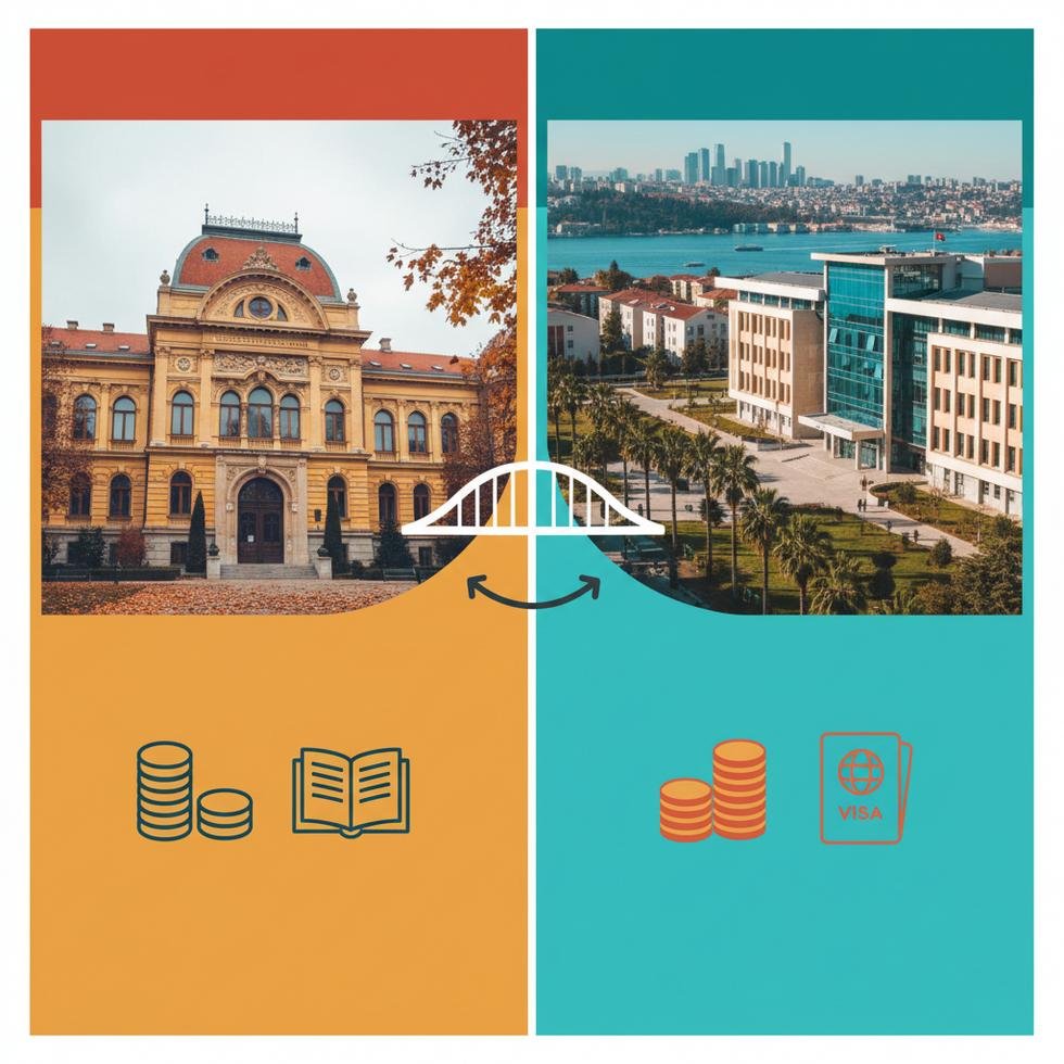 Sırbistan ve Türkiye'de öğrenci yaşamına dair görsel karşılaştırma