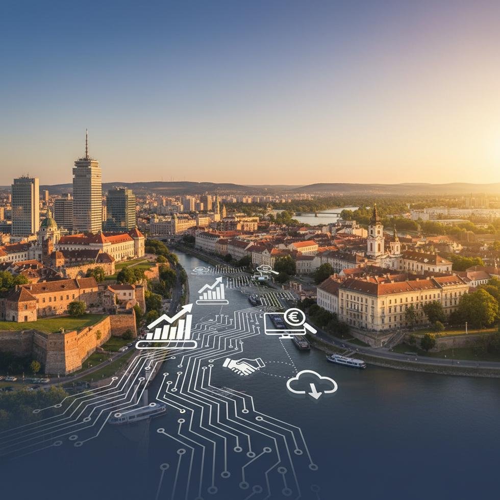 Sırbistan’da yazılımcı maaşlarını ve şehir karşılaştırmalarını anlatan tablo görüntüsü