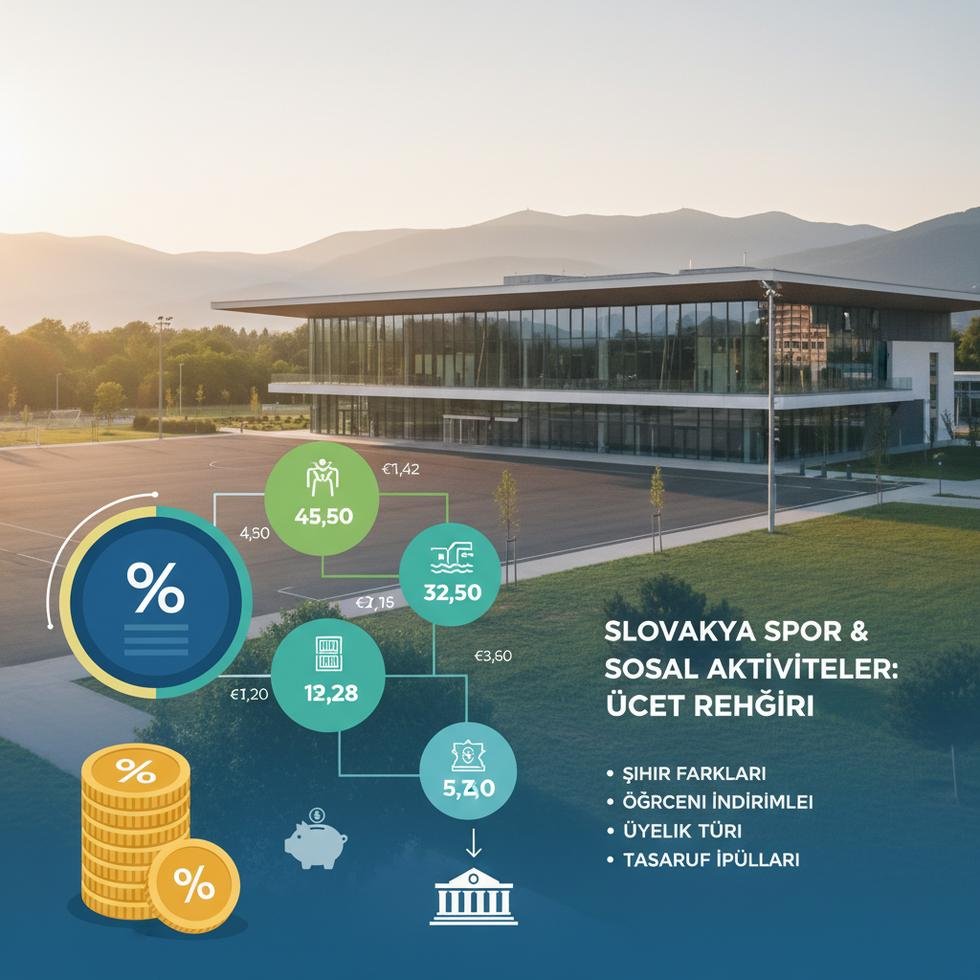Slovakya’da spor salonu ve sosyal aktivitelerle ilgili ücret karşılaştırması tablosu