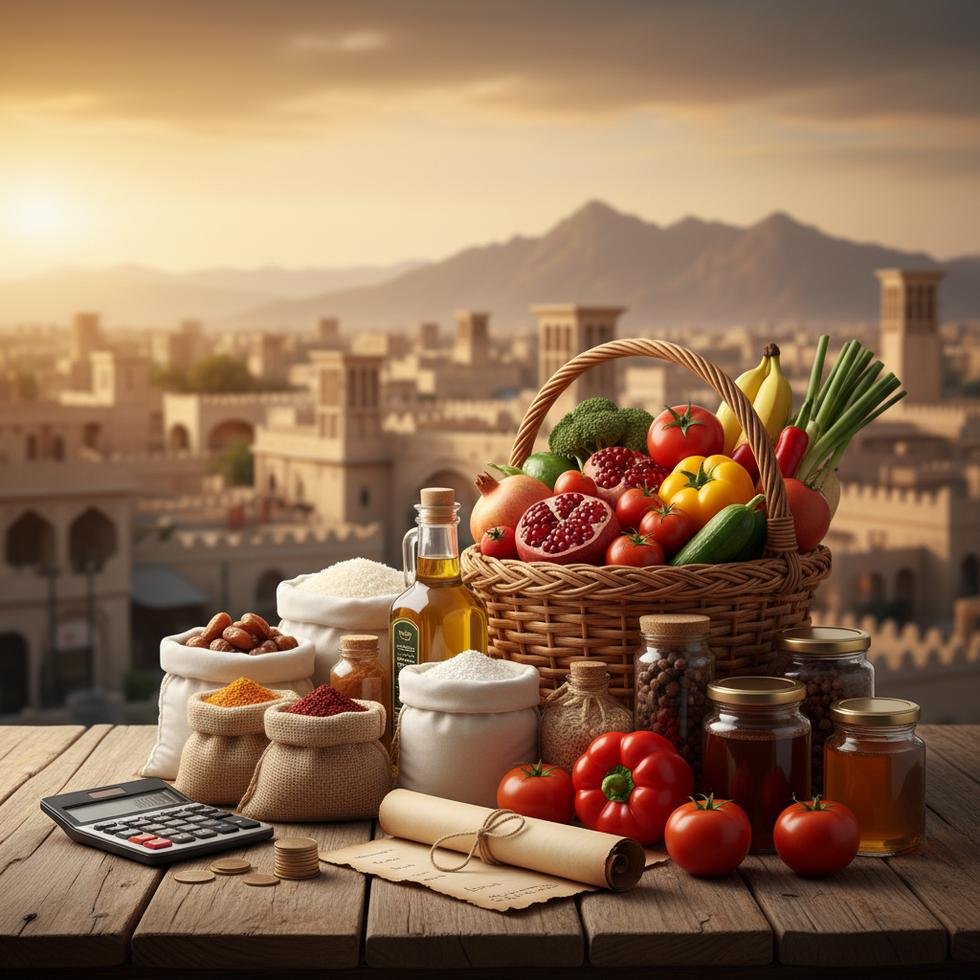 Suudi Arabistan market fiyatlarını gösteren alışveriş sepeti