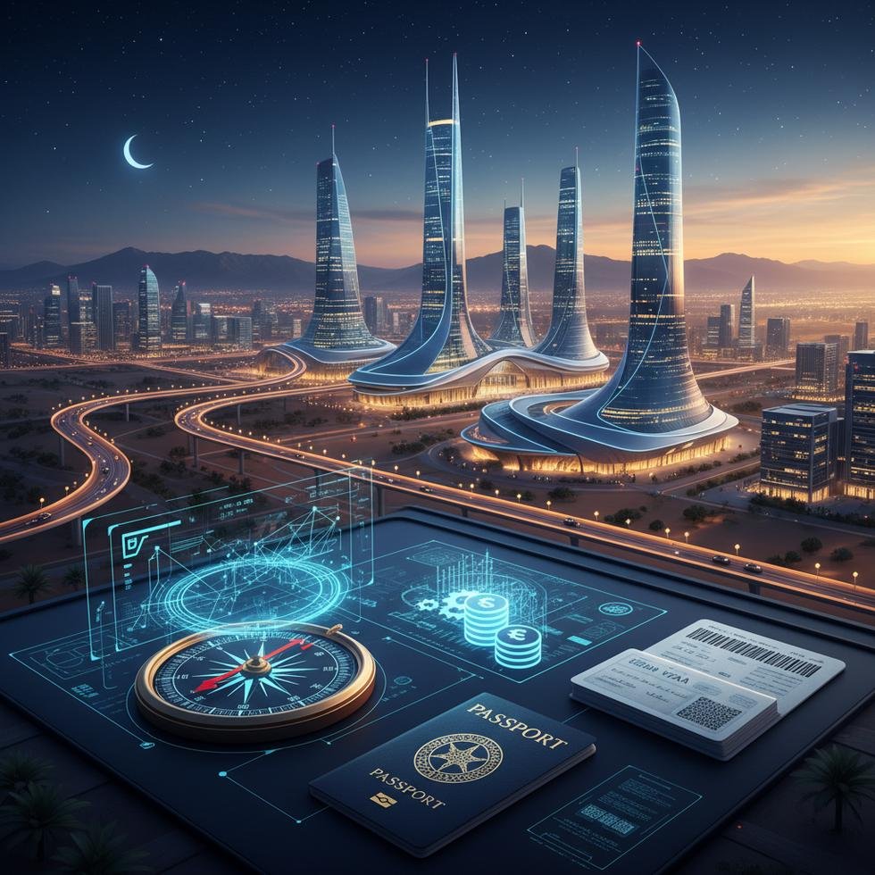 Suudi Arabistan'da çalışan bir yazılımcı ofiste bilgisayar başında