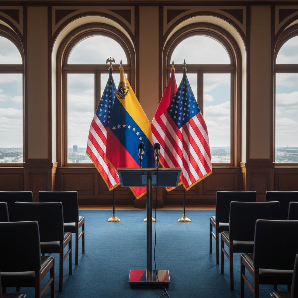 Venezuela Devlet Başkanı Maduro devlet televizyonunda açıklama yapıyor