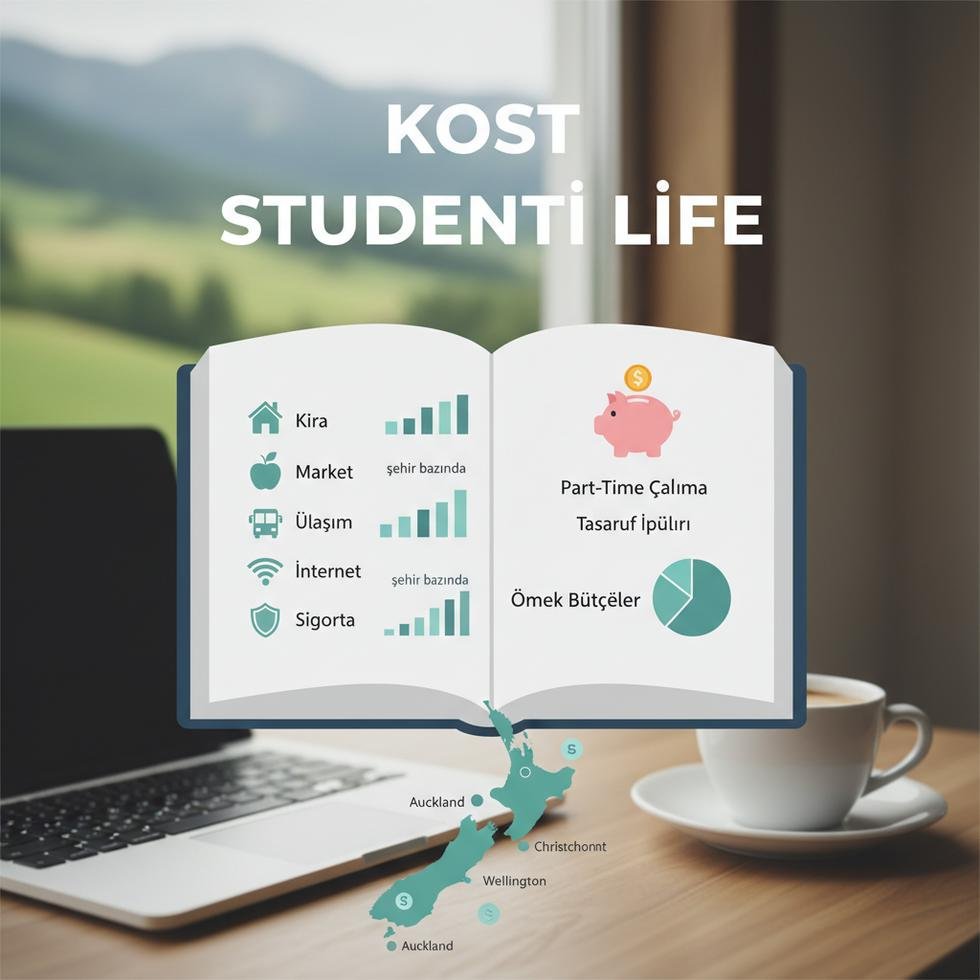 Yeni Zelanda'da öğrenci yaşam maliyeti tablosu