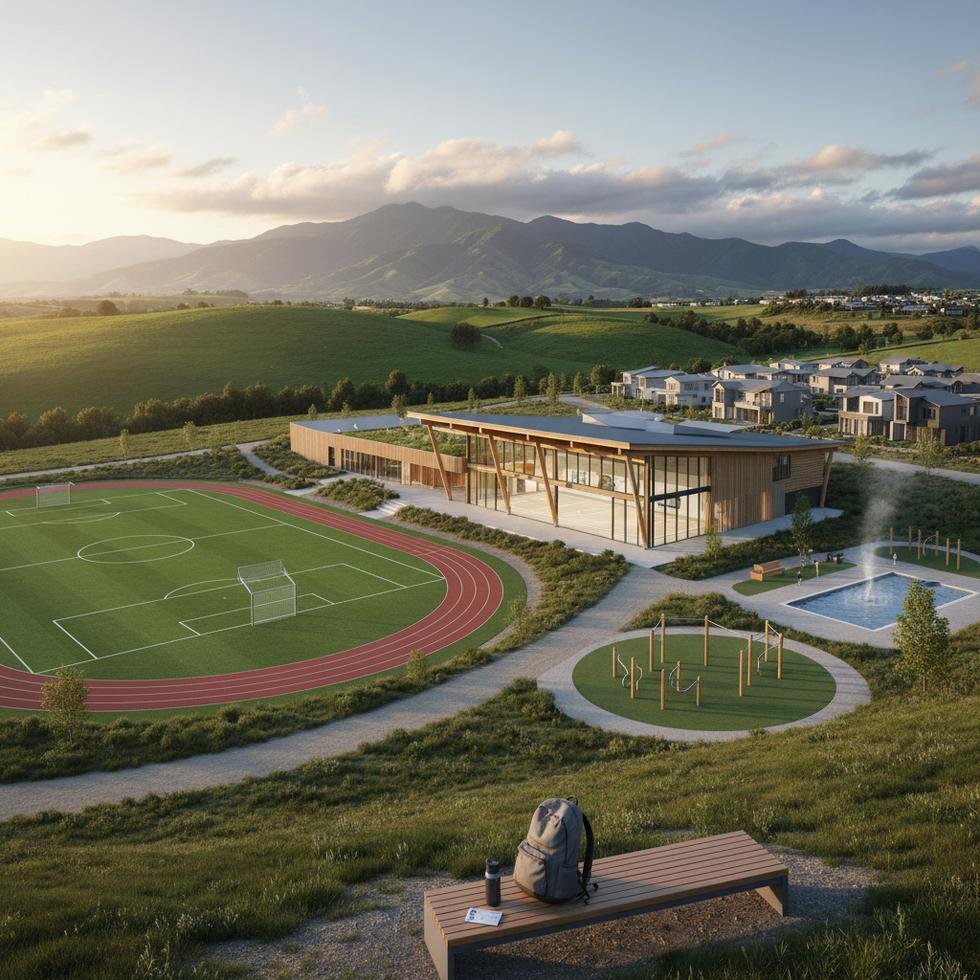 Yeni Zelanda'da spor salonu kullanan öğrenciler