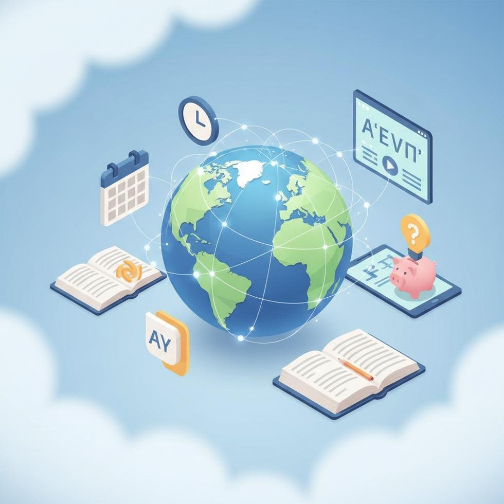 Online YÖKDİL hazırlık sürecinde deneme ve kelime çalışması ekranı