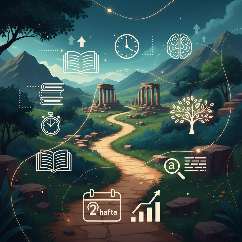 YÖKDİL denemesine çalışan bir öğrenci