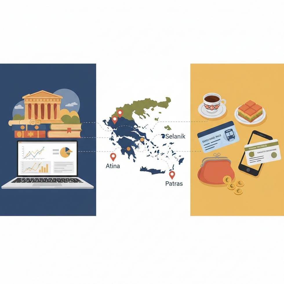 Yunanistan’da öğrenci yaşam maliyetlerini gösteren tablo