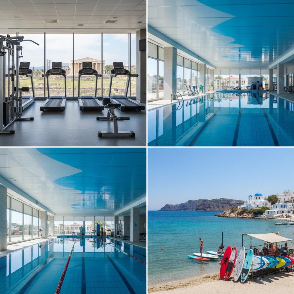 Yunanistan'da spor salonu ve sosyal aktiviteler için güncel fiyat tablosu