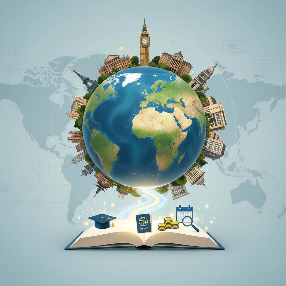 Yurtdışı üniversite başvurusu yapan öğrenciler ve belgeler