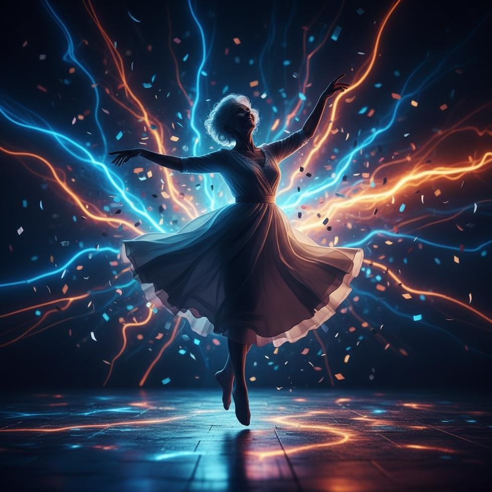 Opalite müzik videosunda dans eden 71 yaşındaki Denise Sides