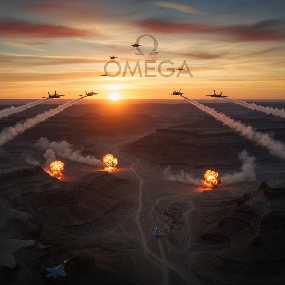 Askeri operasyon sırasında savaş uçakları