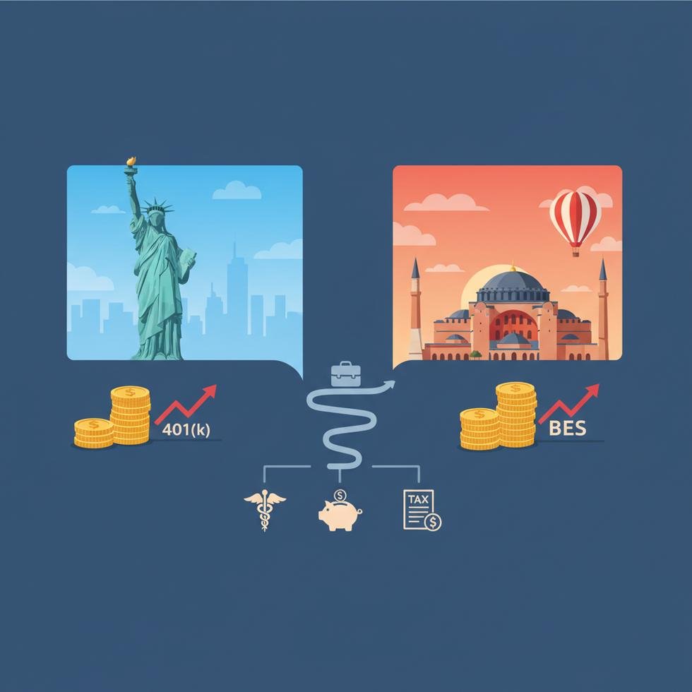 ABD ve Türkiye’de emeklilik şartları, vergi ve strateji karşılaştırması