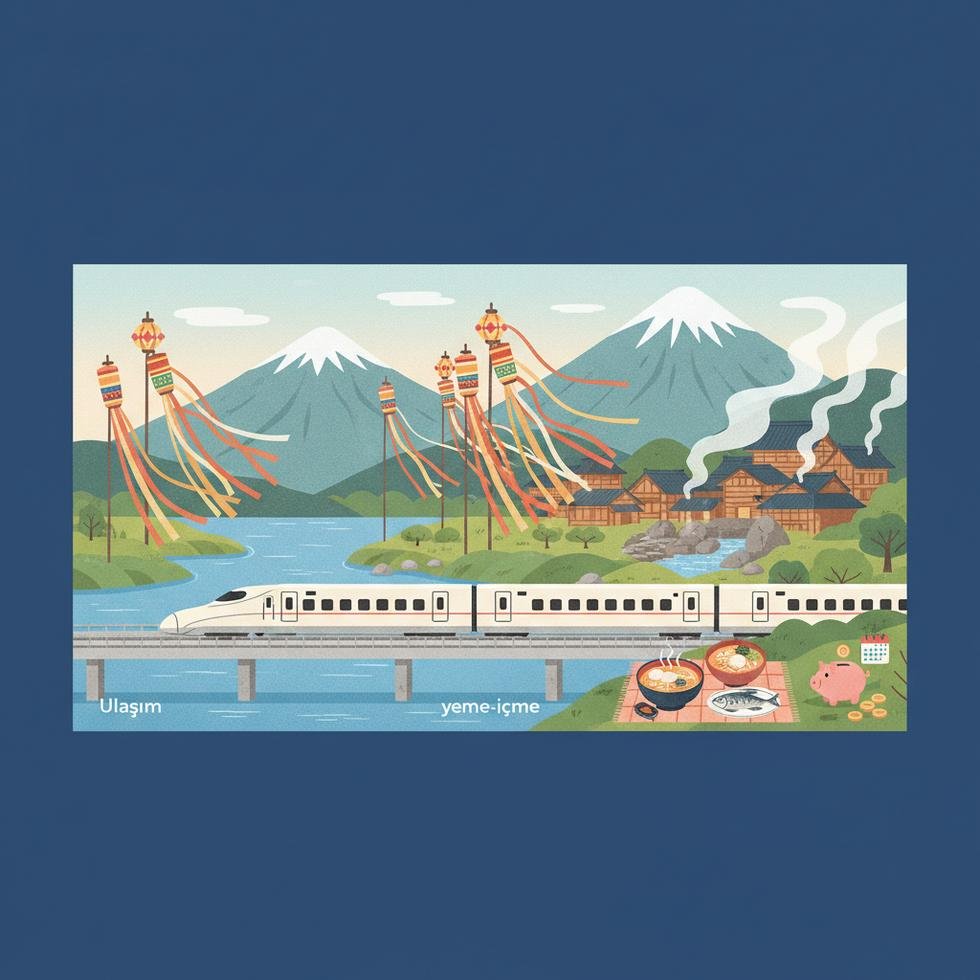 Akita'da Kanto Festivali ve doğal güzellikler