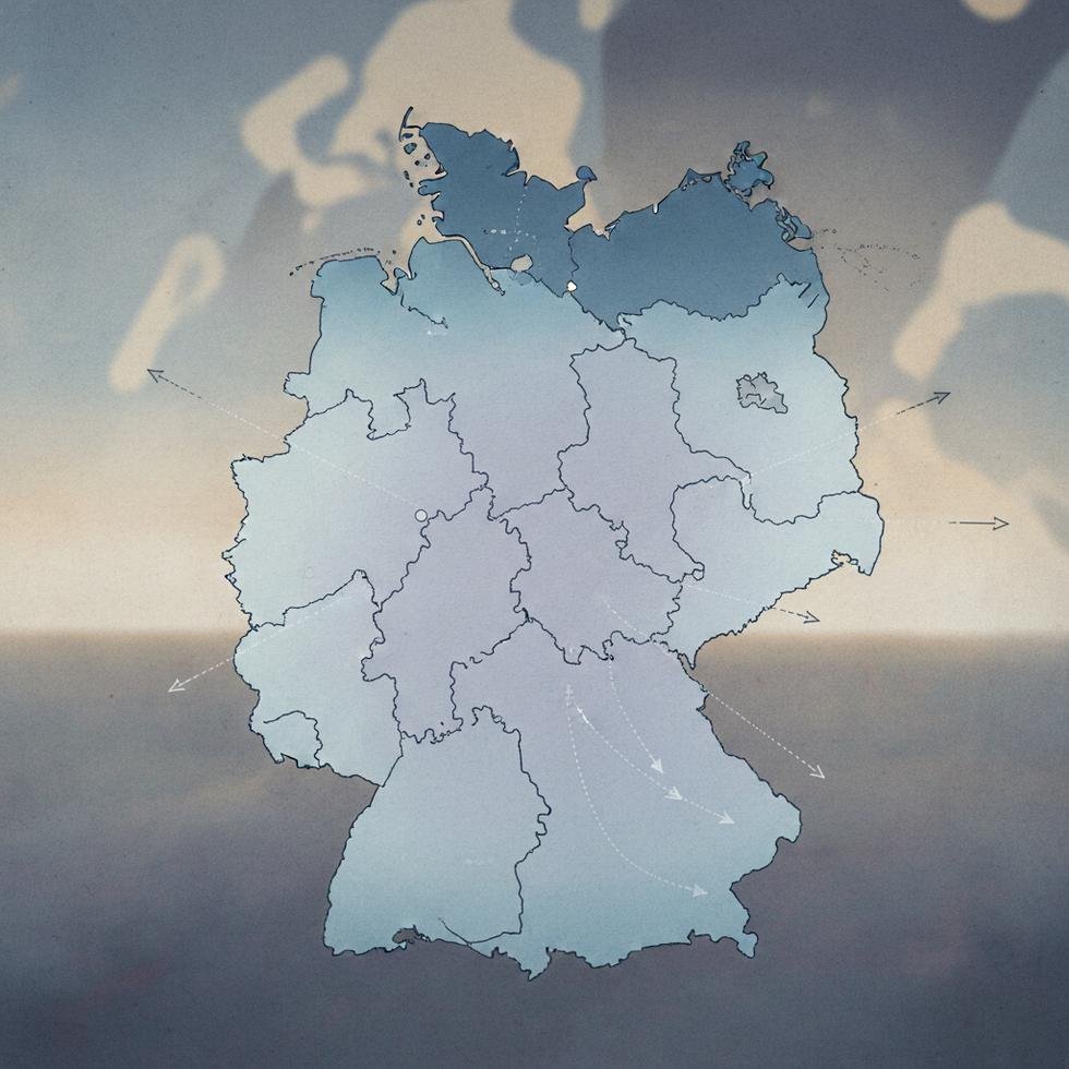 Almanya nüfus haritası, demografik değişim gösteriyor