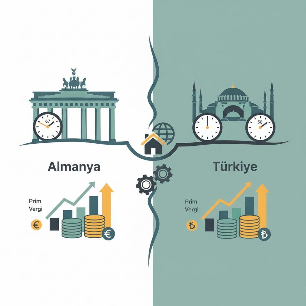 Almanya ve Türkiye emeklilik sisteminin karşılaştırması