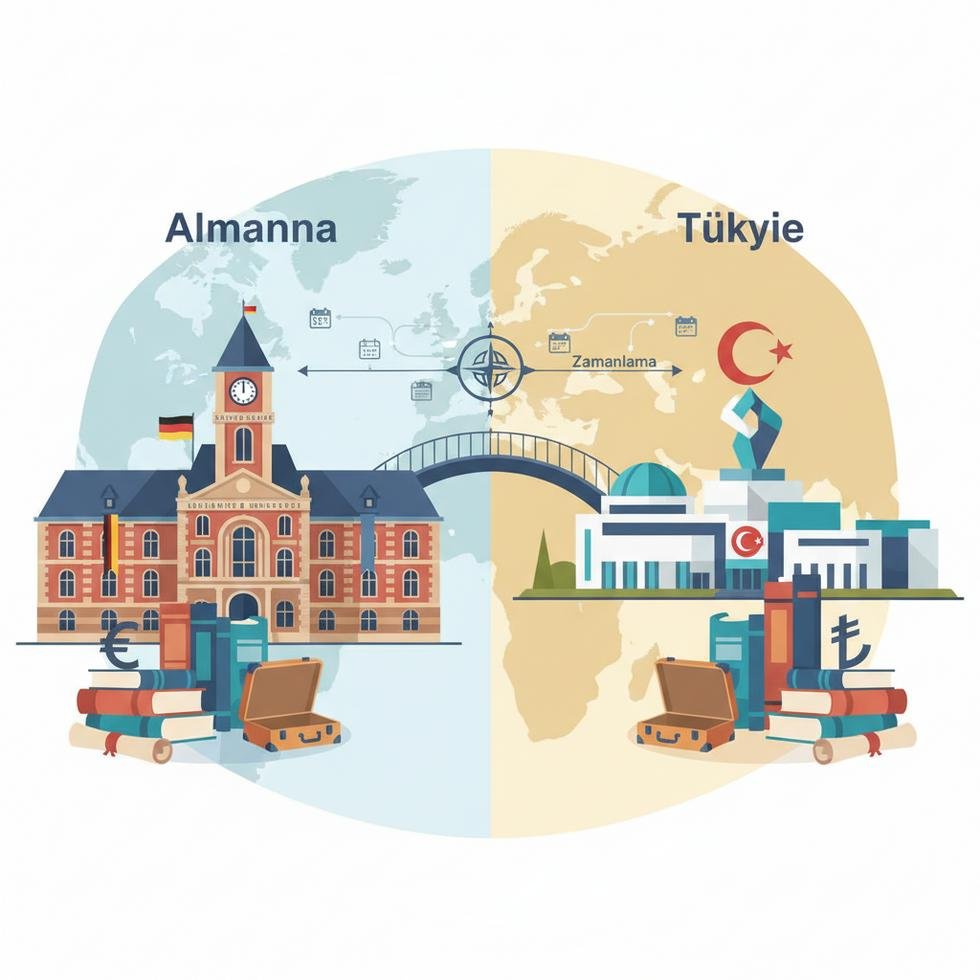 Almanya ve Türkiye üniversite başvurusu ve maliyetler karşılaştırması