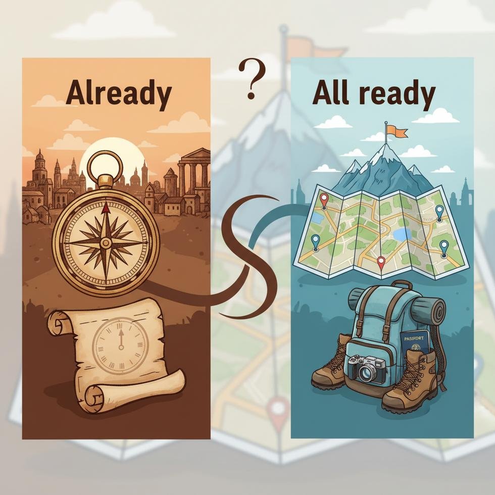 Already vs All ready ifadelerinin kullanımı ve anlam farkları