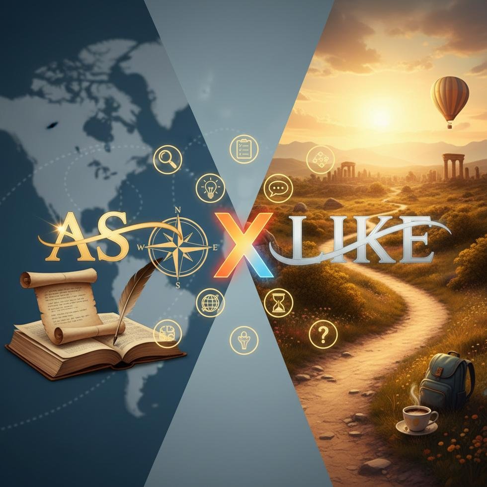 As ve Like kelimelerinin İngilizce kullanımı farklarını anlatan rehber görseli