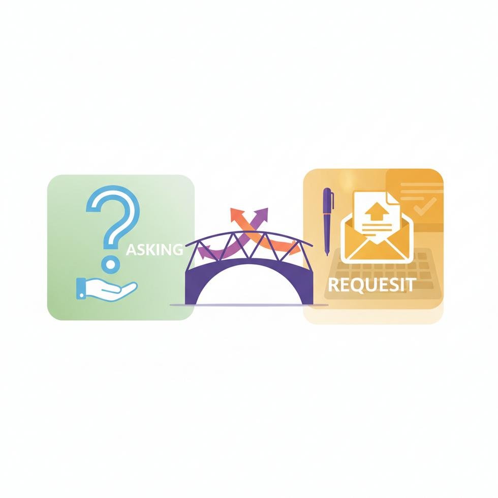 Ask for ve Request İngilizce kelimelerinin kullanımı