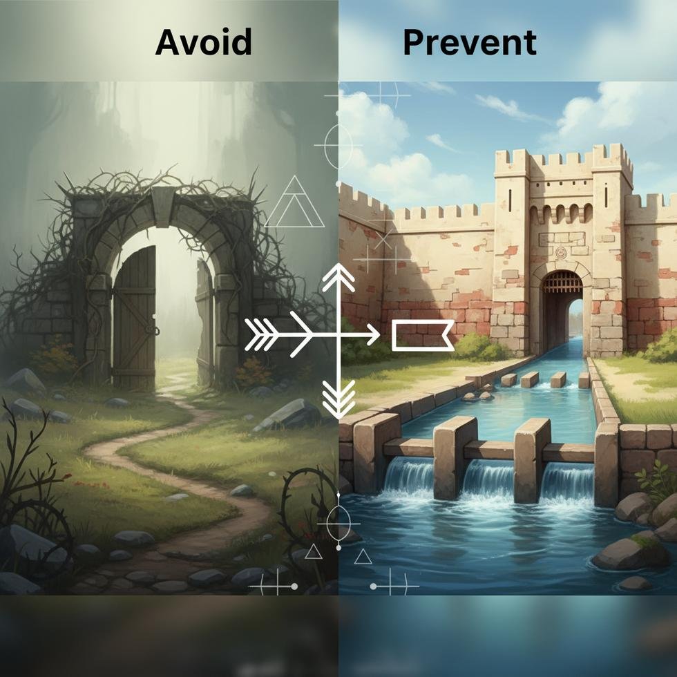 Avoid ve prevent kelimelerinin karşılaştırmalı kullanımı