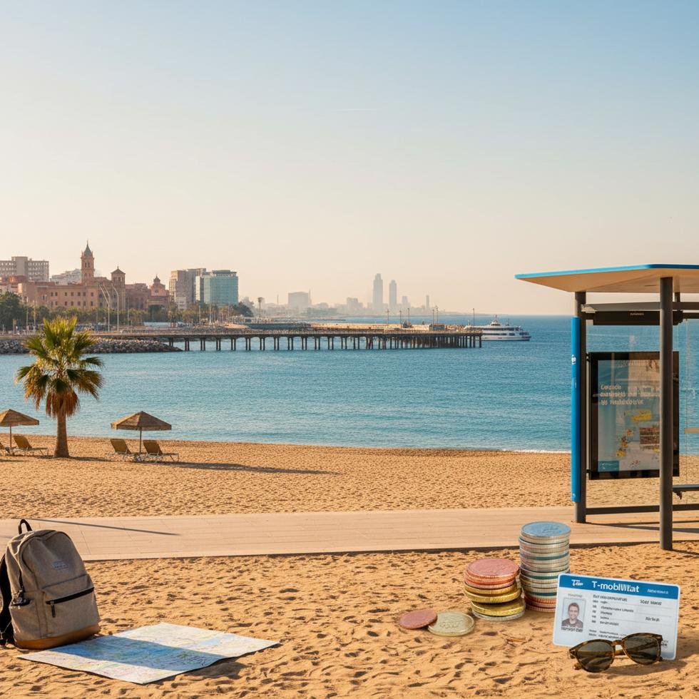 Badalona sahili ve plajları