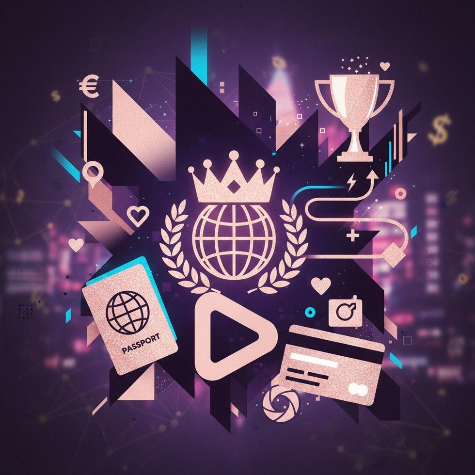 Baddie estetiği uygulanan sosyal medya içeriği görseli