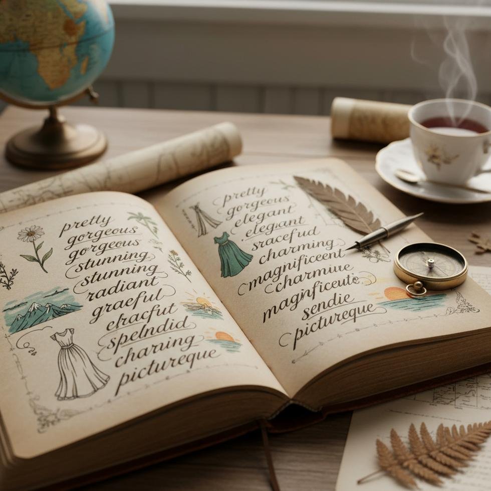 İngilizcede beautiful yerine kullanılabilecek alternatif sıfatlar