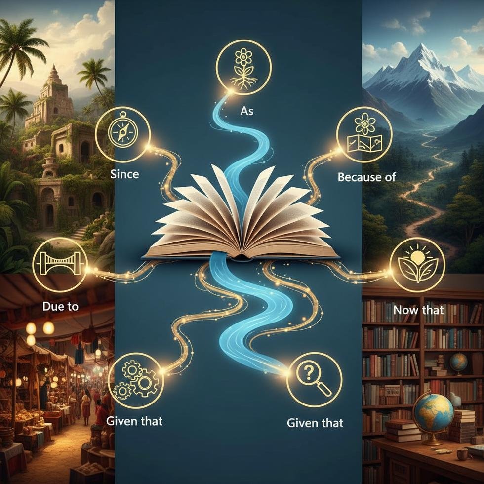 Because yerine kullanılabilecek alternatif ifadelerin öğretici tablosu