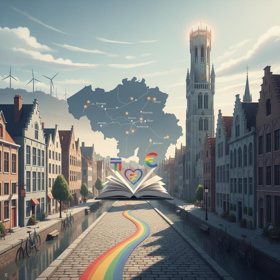 Belçika’da LGBTQ+ öğrenci rehberi kapak görseli