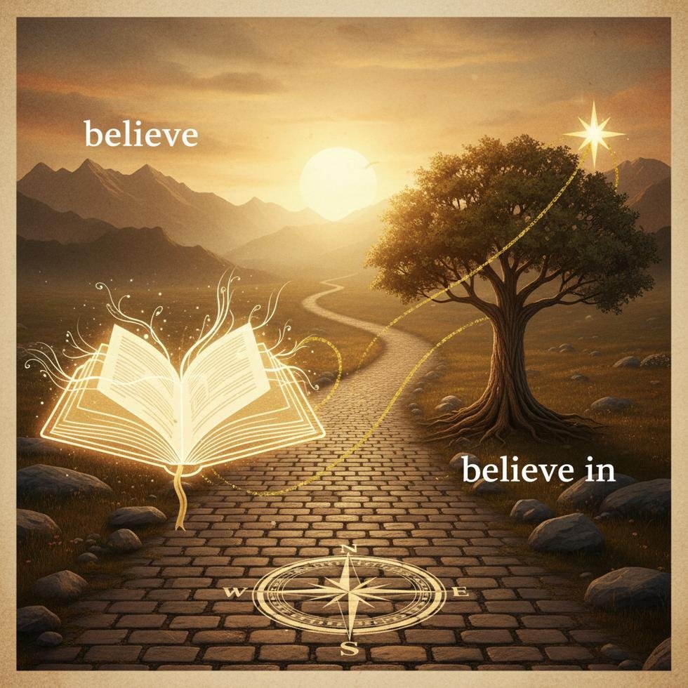 Believe in ifadesinin İngilizce kullanım örnekleri ve farklı anlamları