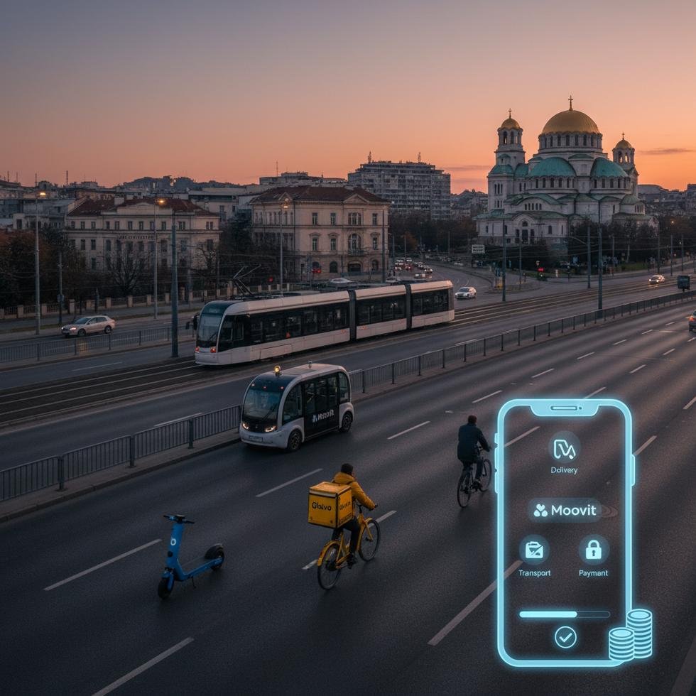 Bulgaristan'da teslimat, ulaşım ve ödeme uygulamaları ekran görüntüleri