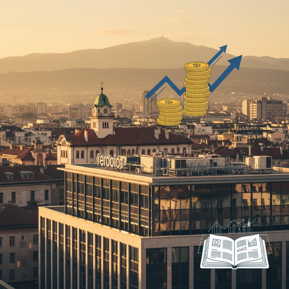 Bulgaristan'da şirket kurmaya dair belge ve laptop