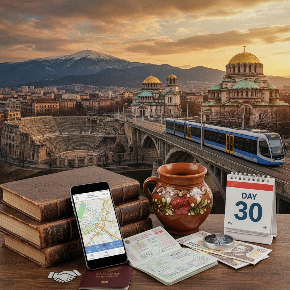 Bulgaristan’da kültürel uyum rehberini simgeleyen görsel