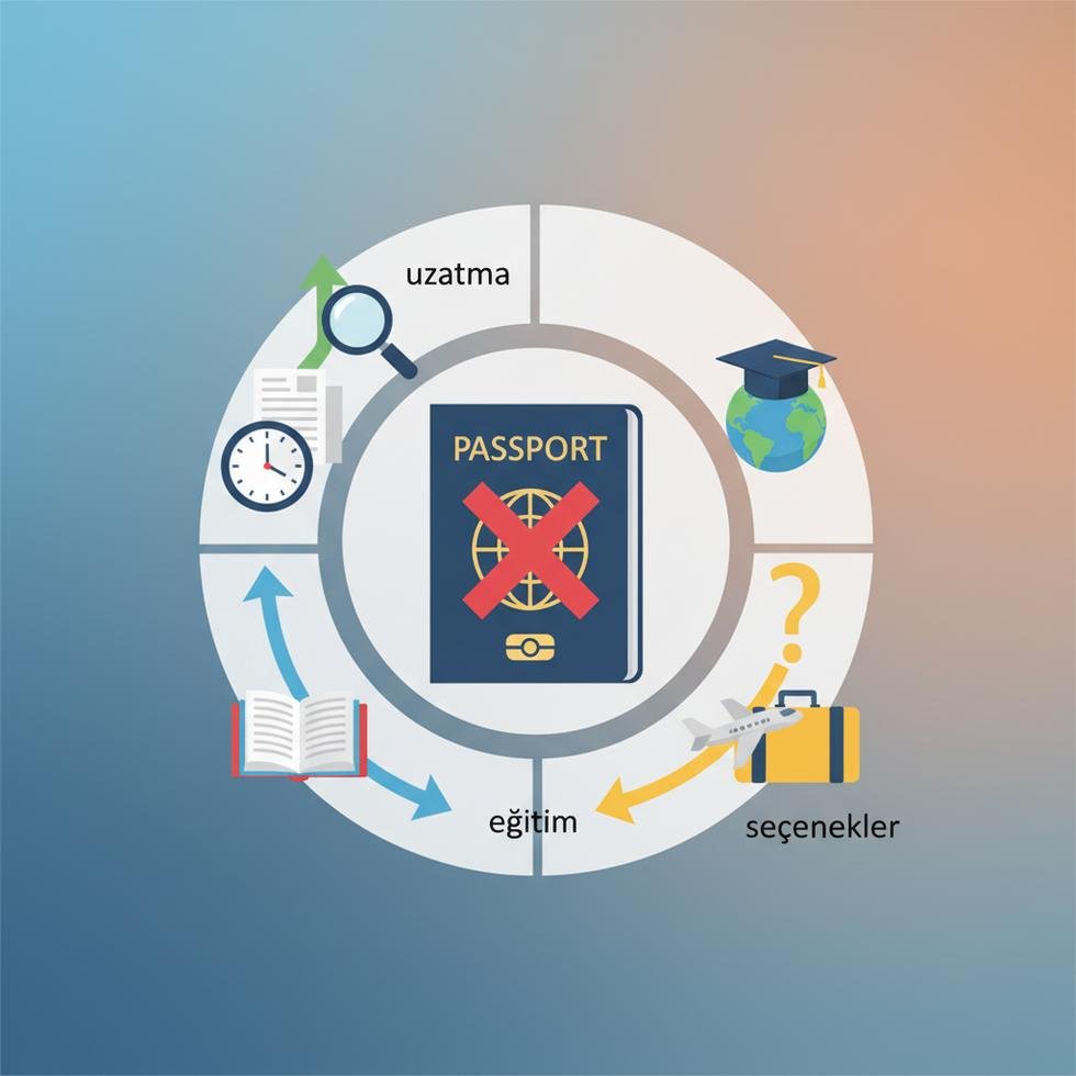 Çalışma vizesi bitmiş bir kişinin evraklarını kontrol etmesi