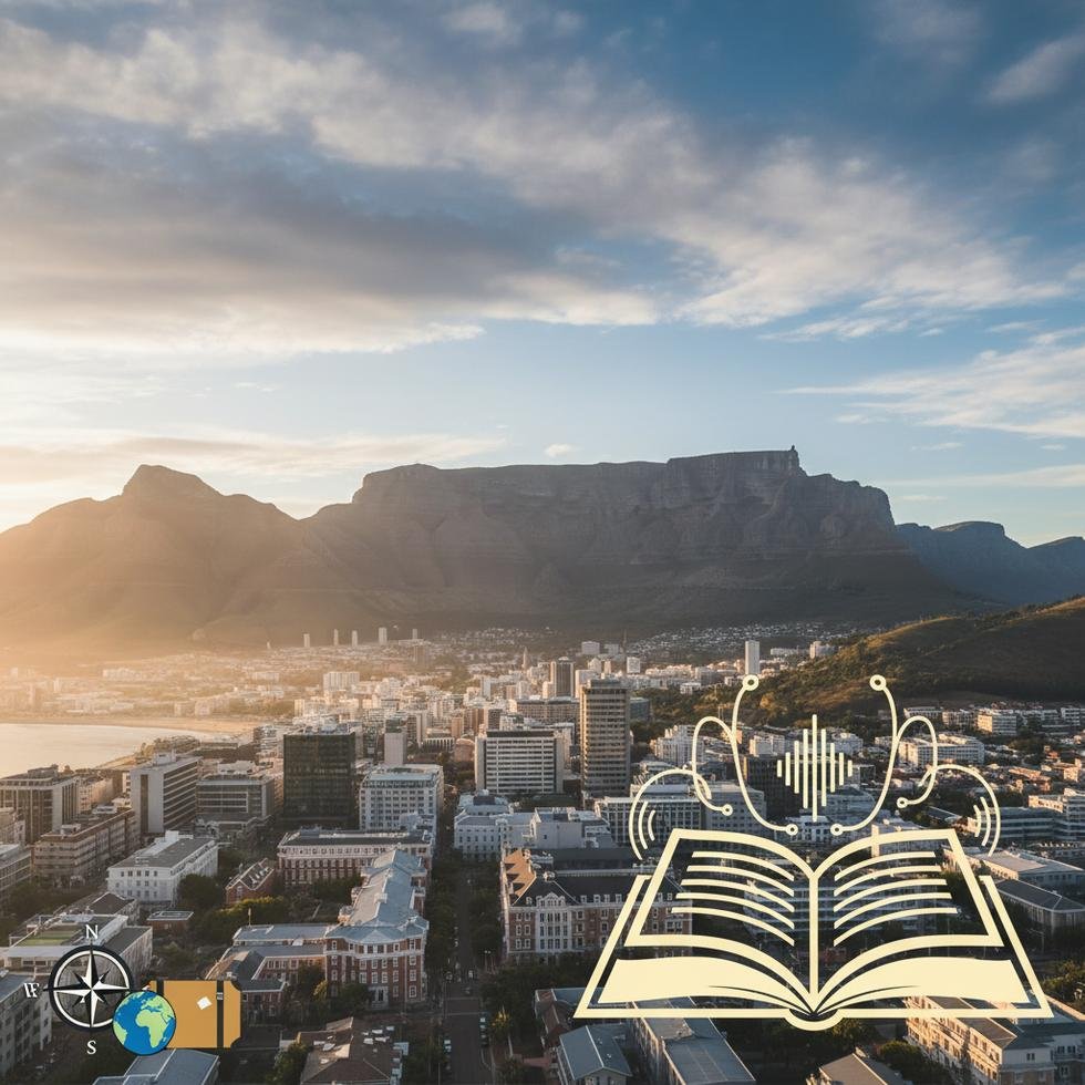 Cape Town’da dil eğitimi sırasında pratik konuşma yapan öğrenciler