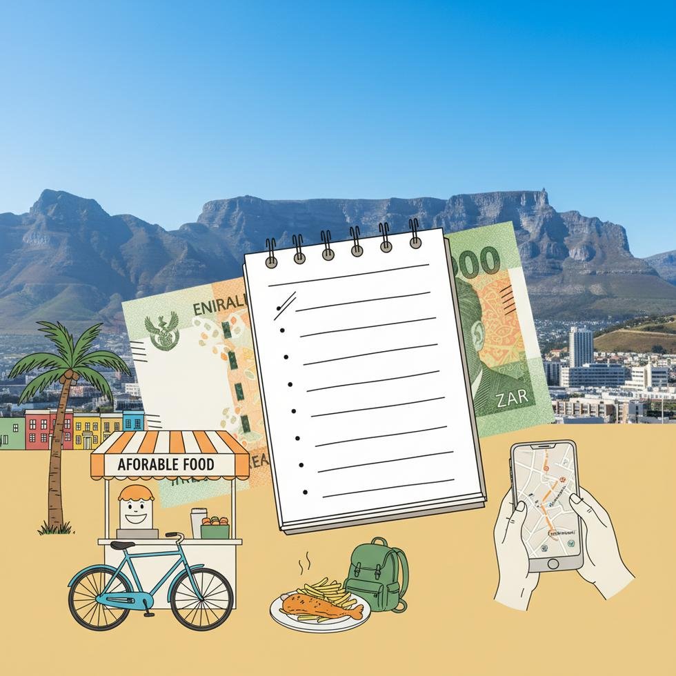 Cape Town sokaklarında yürüyen genç öğrenciler